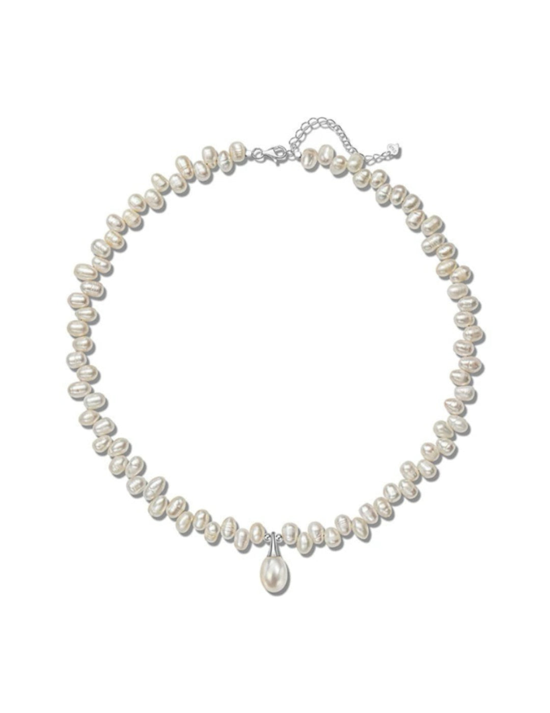 Classic Misplaced Pearl Necklace gembea jewelry