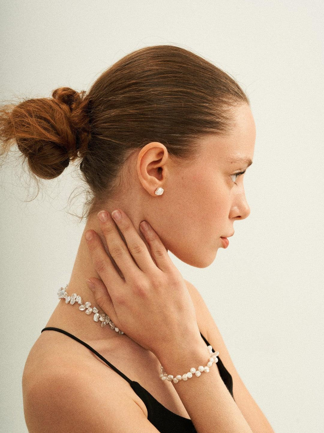 Classic Petal Baroque Pearl Bracelet - Gembea Jewelry