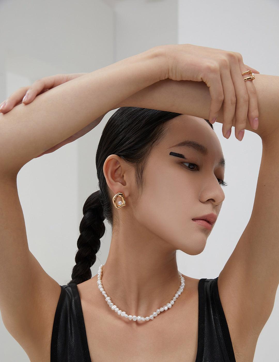 Classic Shaped Baroque Pearl Necklaces - Gembea Jewelry