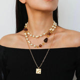 Classic Sweater Chain Pearl Necklace - Gembea Jewelry