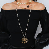 Classic Sweater Chain Pearl Necklace - Gembea Jewelry