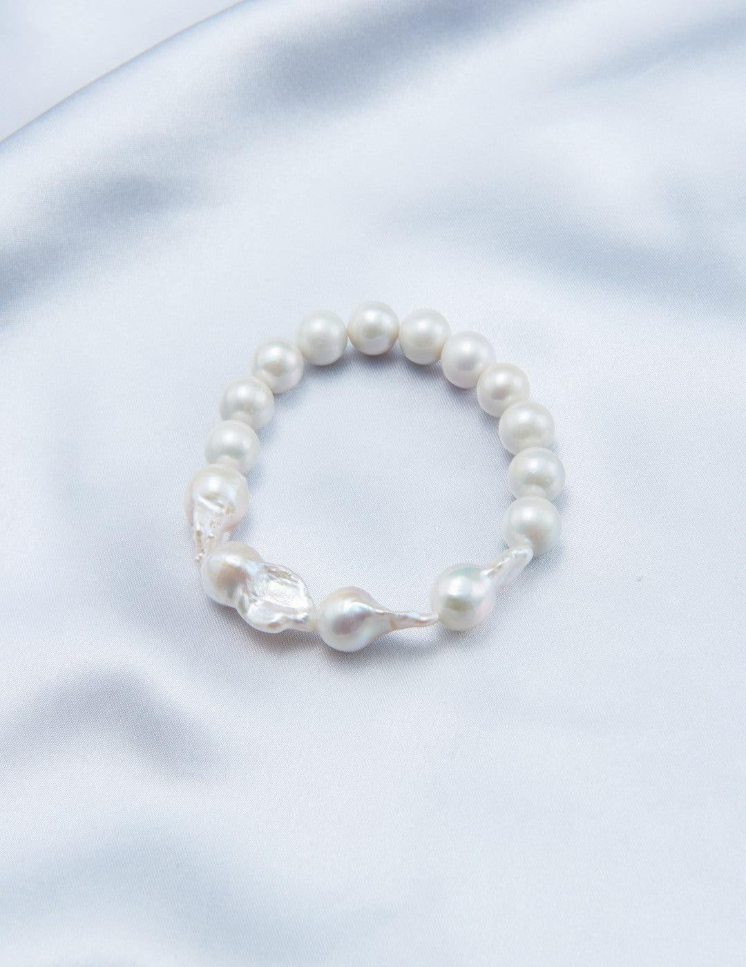 Classical Baroque Pearl Beaded Bracelets - Gembea Jewelry