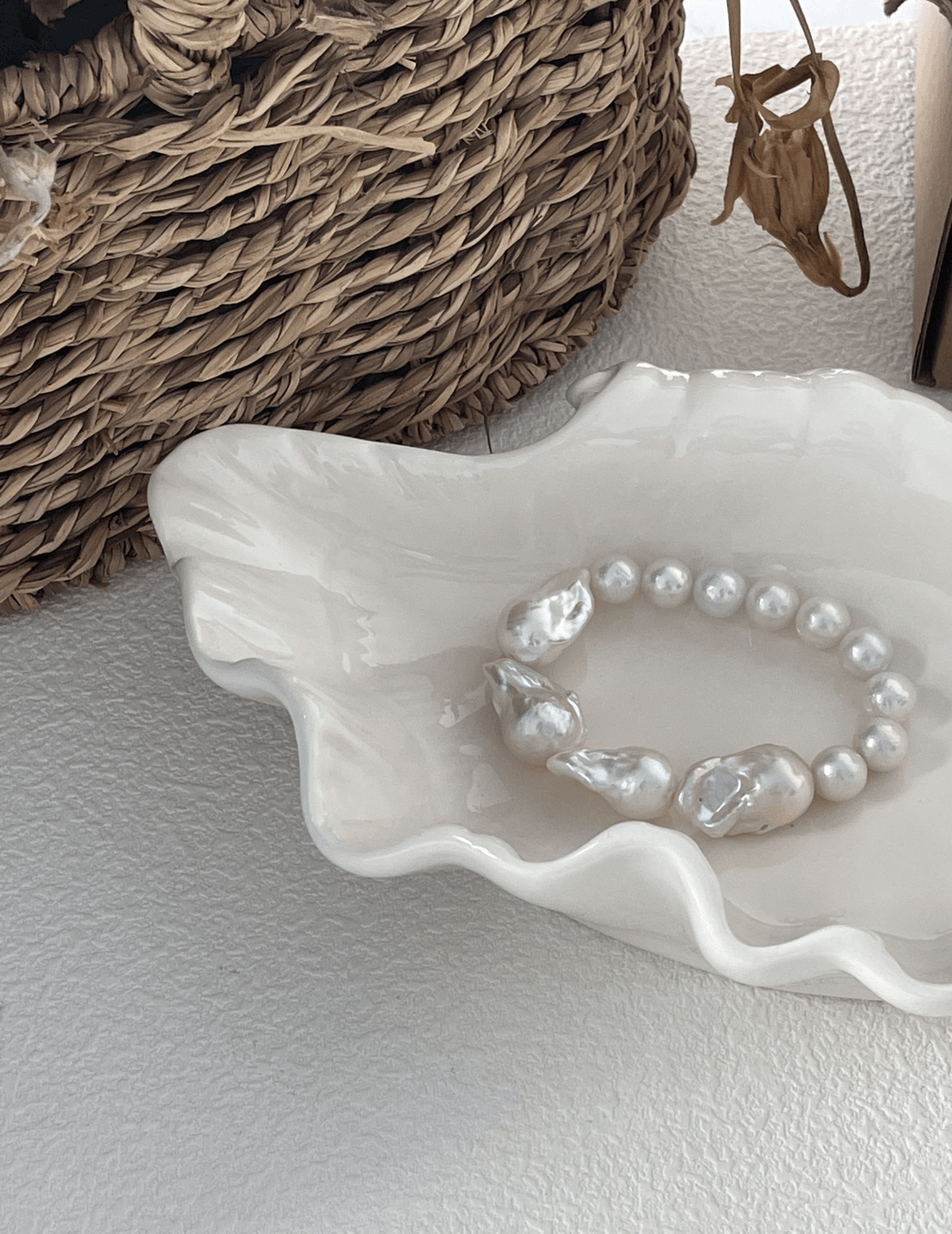 Classical Baroque Pearl Beaded Bracelets - Gembea Jewelry
