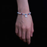 Colorful Agate Pearl Beaded Bracelet gembea jewelry