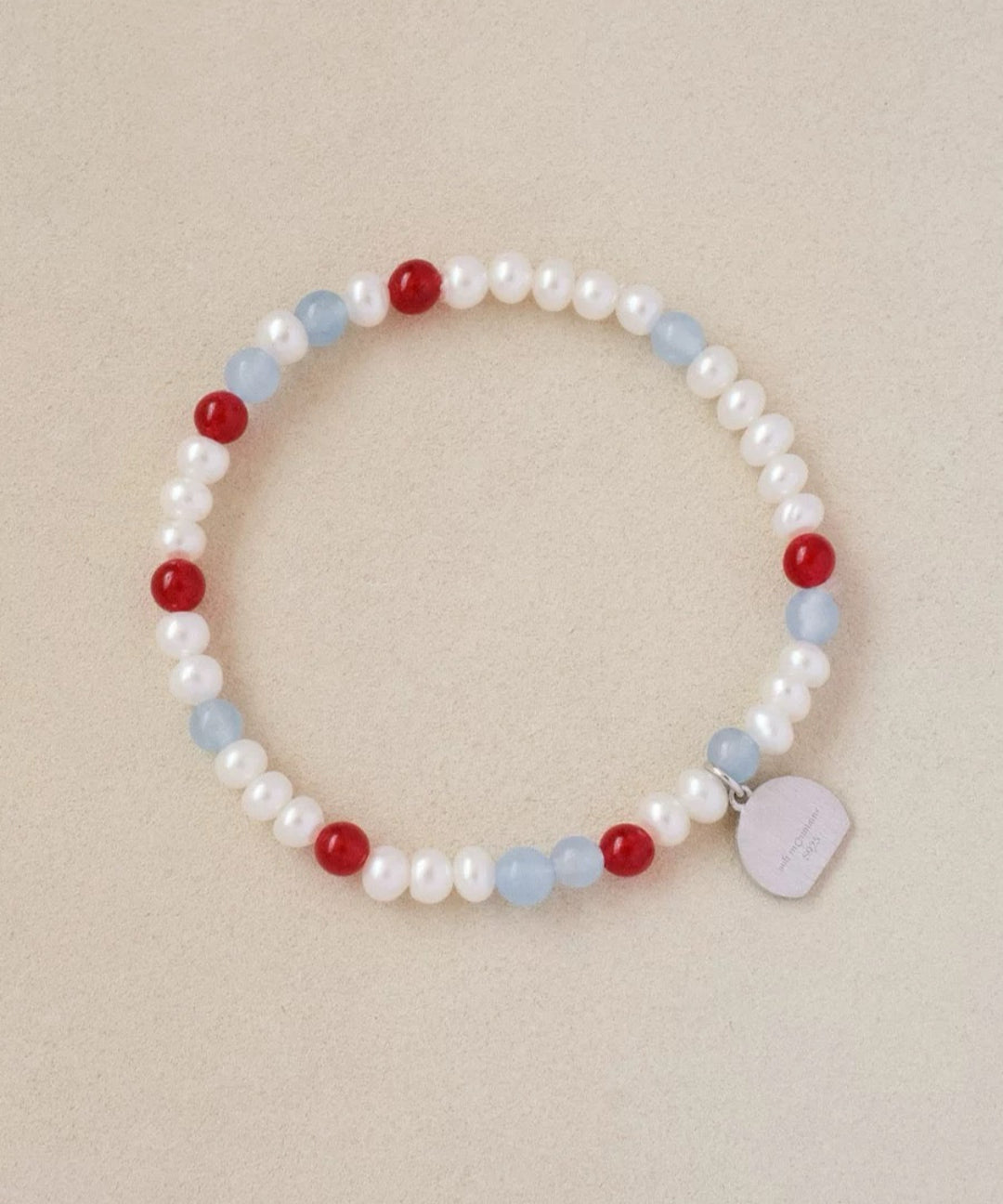 Colorful Agate Pearl Beaded Bracelet gembea jewelry