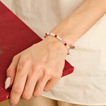 Colorful Agate Pearl Beaded Bracelet gembea jewelry