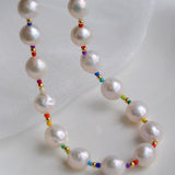 Gembea Jewelry Colorful Beaded Baroque Necklace
