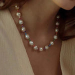 Gembea Jewelry Colorful Beaded Baroque Necklace