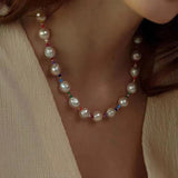 Gembea Jewelry Colorful Beaded Baroque Necklace
