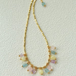 Colorful Crystal Pendant Charm Necklace gembea jewelry