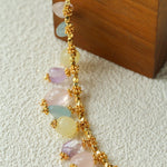 Colorful Crystal Pendant Charm Necklace gembea jewelry