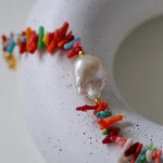 Sea's Embrace Series Gemstone Baroque Pearl Bracelet - Gembea Jewelry