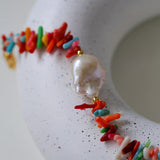 Sea's Embrace Series Gemstone Baroque Pearl Bracelet - Gembea Jewelry