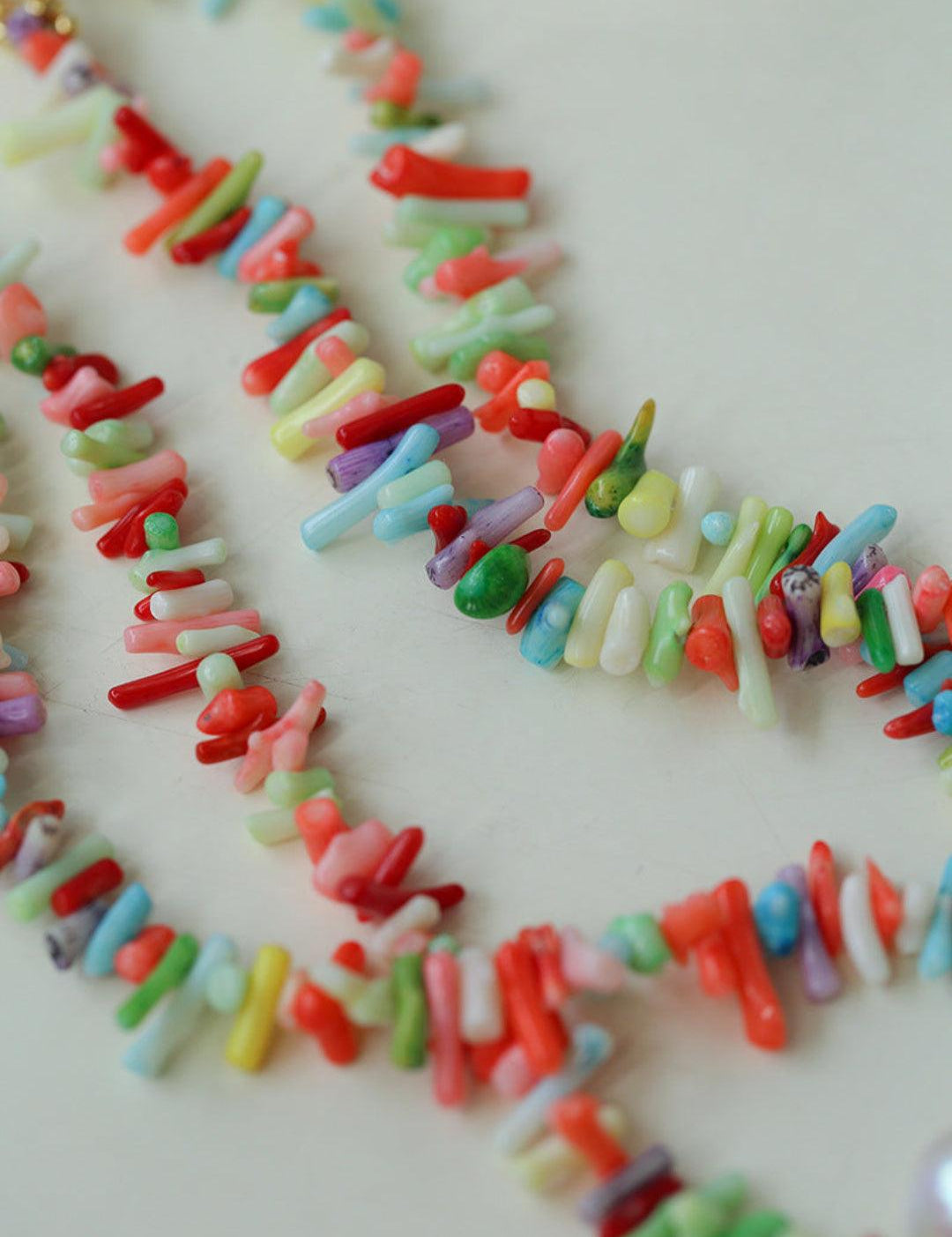 Sea's Embrace Series Gemstone Baroque Pearl Necklace - Gembea Jewelry