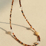 Spring Heartbeat Natural Stone Necklace - Gembea Jewelry