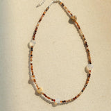 Spring Heartbeat Natural Stone Necklace - Gembea Jewelry