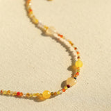 Spring Heartbeat Natural Stone Necklace - Gembea Jewelry