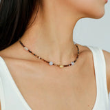 Spring Heartbeat Natural Stone Necklace - Gembea Jewelry