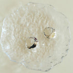 Commuter Twist Floral Geometric Metal Earrings - Gembea Jewelry
