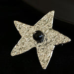 Dazzling Stars Pentagram Planet Element Brooch gembea jewelry