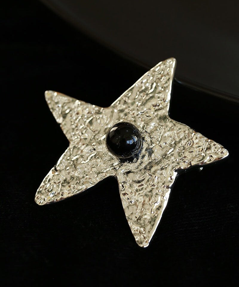 Dazzling Stars Pentagram Planet Element Brooch gembea jewelry