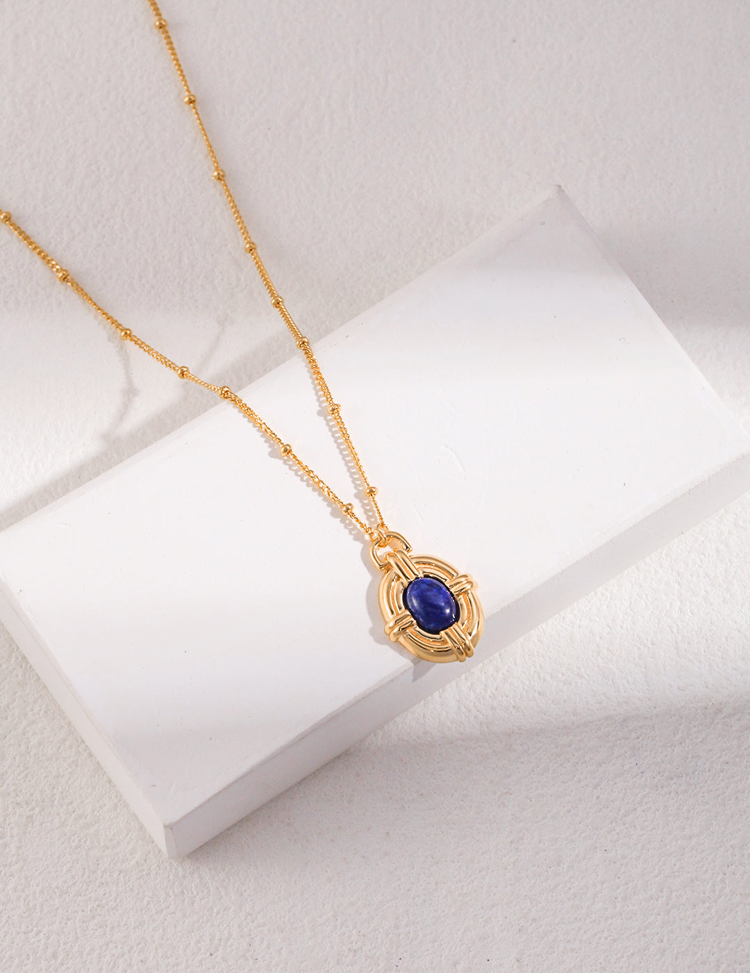 Gembea Jewelry Lazuli Days Series Deep Tide Pendant Necklace