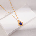 Gembea Jewelry Lazuli Days Series Deep Tide Pendant Necklace