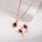 Gembea Jewelry Lazuli Days Series Deep Tide Pendant Necklace