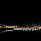 Double-layer Mini Baroque Pearl Chain Necklace gembea jewelry