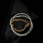 Double-layer Mini Baroque Pearl Chain Necklace gembea jewelry
