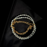 Double-layer Mini Baroque Pearl Chain Necklace gembea jewelry