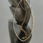 Double-layer Mini Baroque Pearl Chain Necklace gembea jewelry