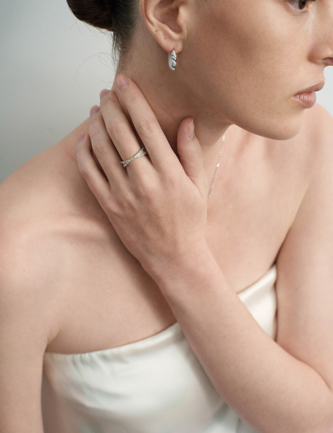 Double Color Lab-grown Diamond Twilight Ring gembea jewelry