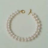 Double Baroque Pearl Choker Necklace