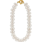 Double Baroque Pearl Choker Necklace gembea jewelry