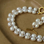 Double Baroque Pearl Collarbone Choker Necklaces - Gembea Jewelry