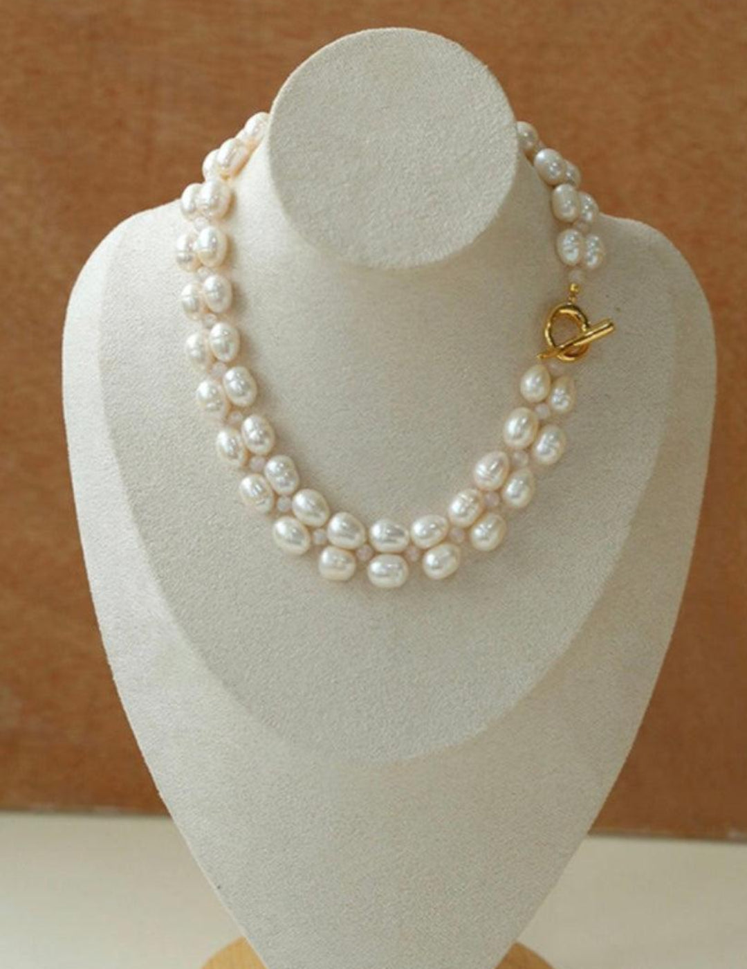 Double Baroque Pearl Collarbone Choker Necklaces - Gembea Jewelry