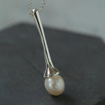 Drop Pearl Long Chain Necklace - Gembea Jewelry