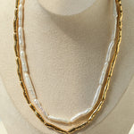 Dual Form Baroque Pearl Necklace gembea jewelry