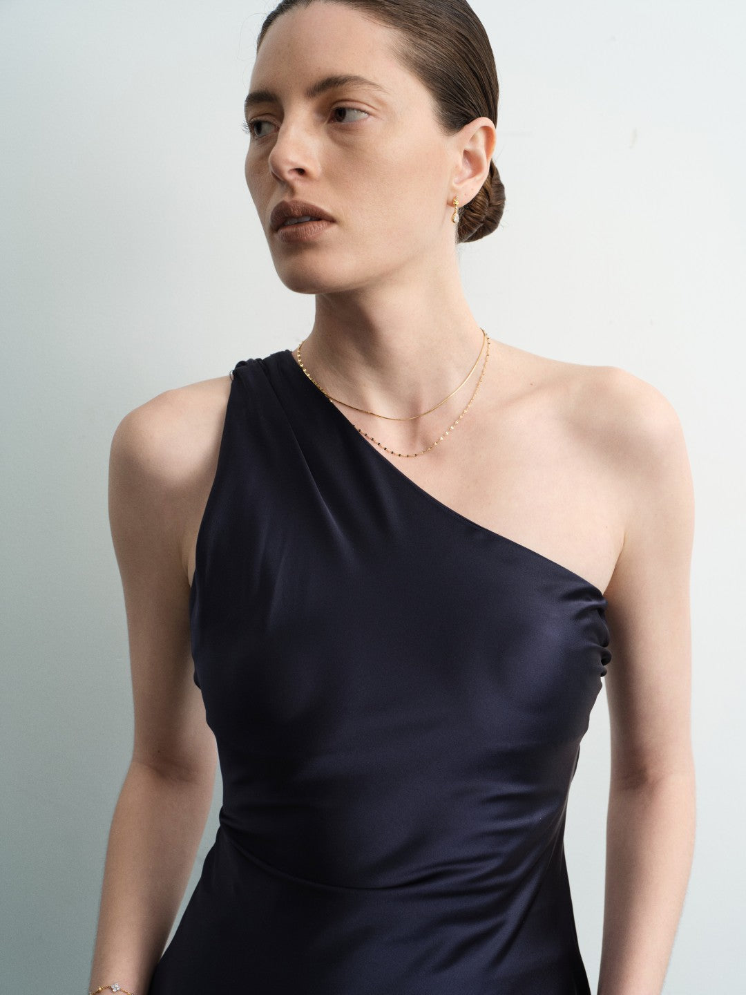 Dual Glow Layered Chain Necklace gembea jewelry