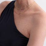 Dual Glow Layered Chain Necklace gembea jewelry