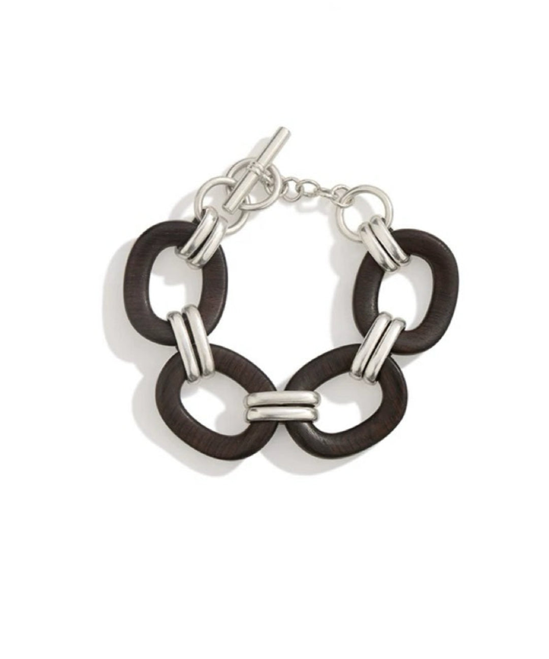 Ebony Wood Elliptic Bracelet gembea jewelry