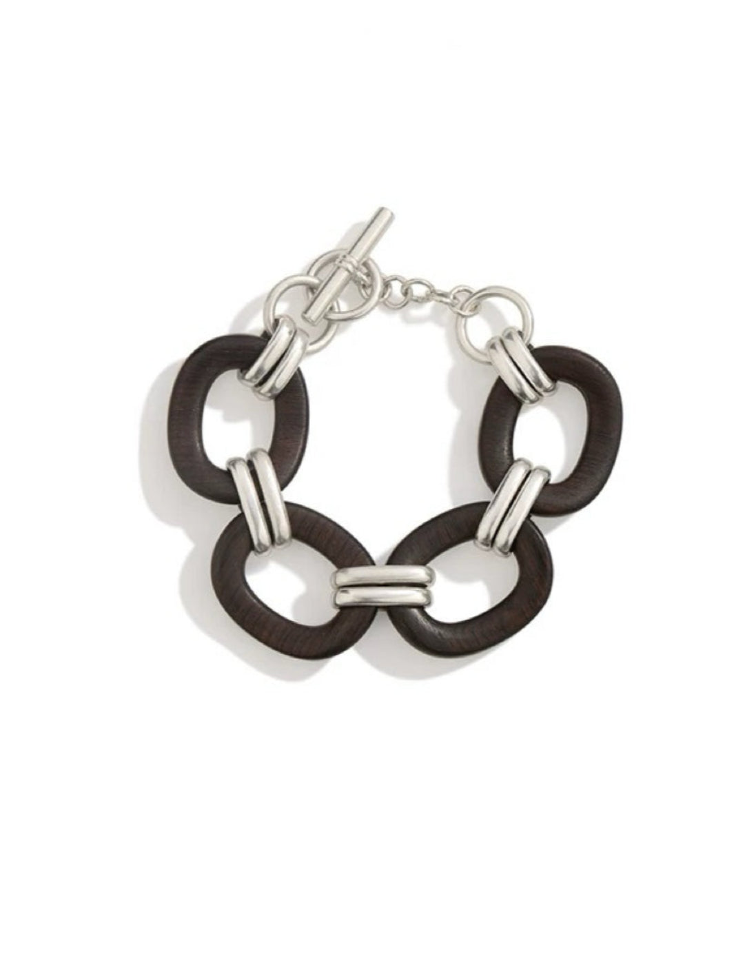 Ebony Wood Elliptic Bracelet gembea jewelry