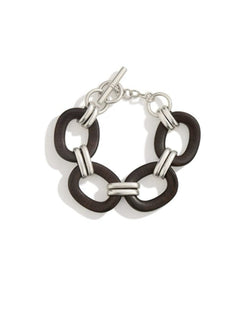 Ebony Wood Elliptic Bracelet gembea jewelry