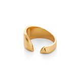 Eclipse Geometrically Open Ring-Gold gembea jewelry