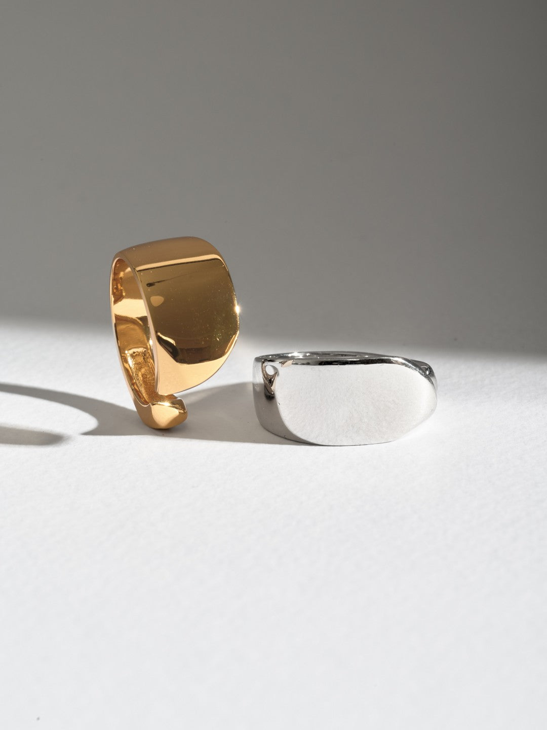 Eclipse Geometrically Open Ring-Silver GEMBEA JEWELRY