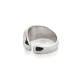 Eclipse Geometrically Open Ring-Silver GEMBEA JEWELRY