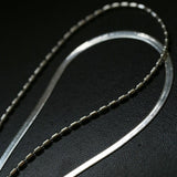 Effortless Layers Silver Double Chain Necklace GEMBEA jewelry