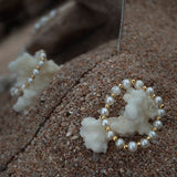 Gembea Jewelry Elastic Irregular Pearl Ring