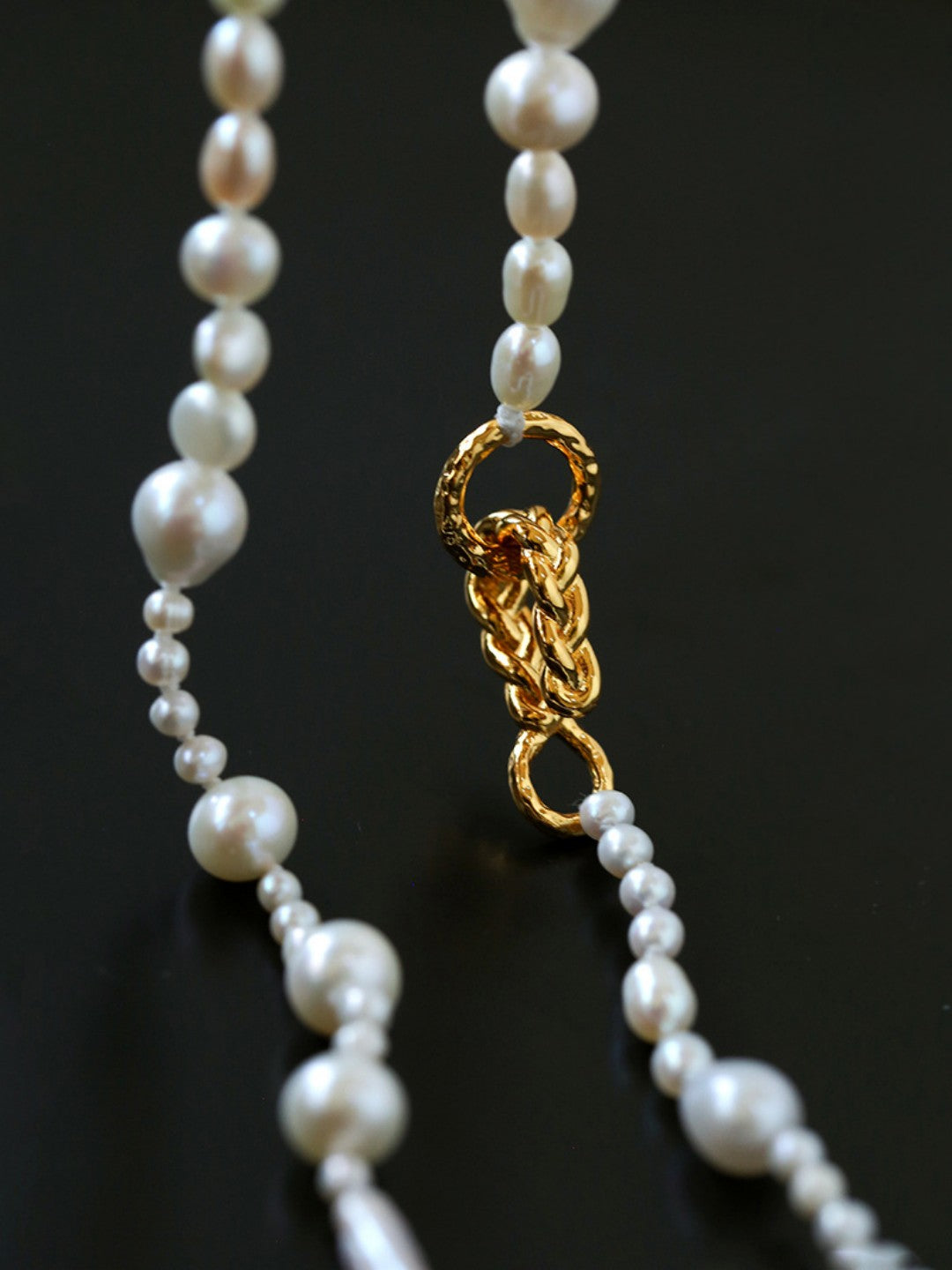 Elegant Irregular Baroque Pearl Necklace GEMBEA JEWELRY